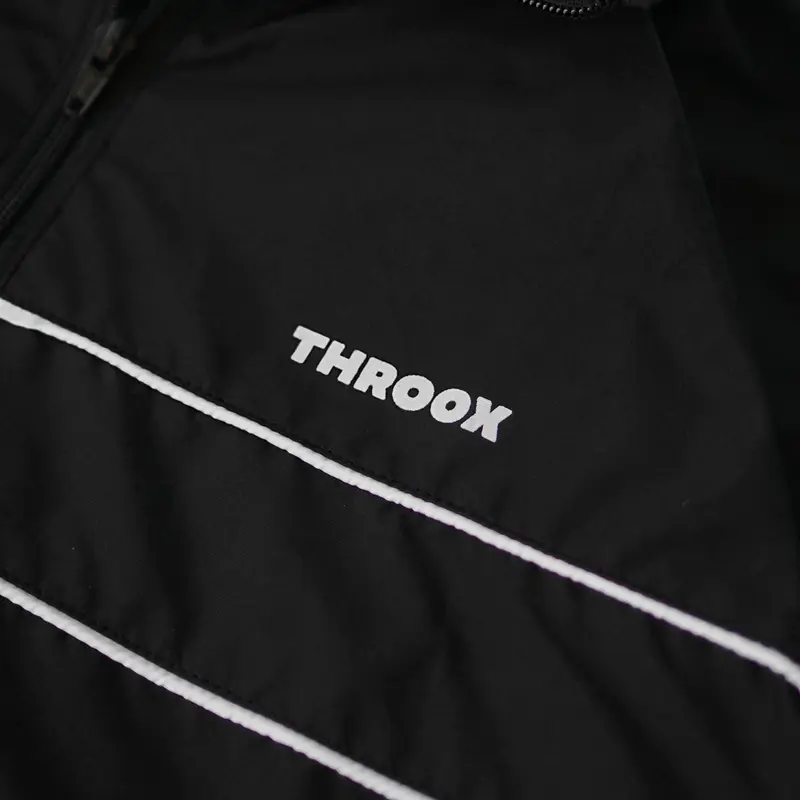 Throox Jaket Tracktop Hadid Black Parasut 1