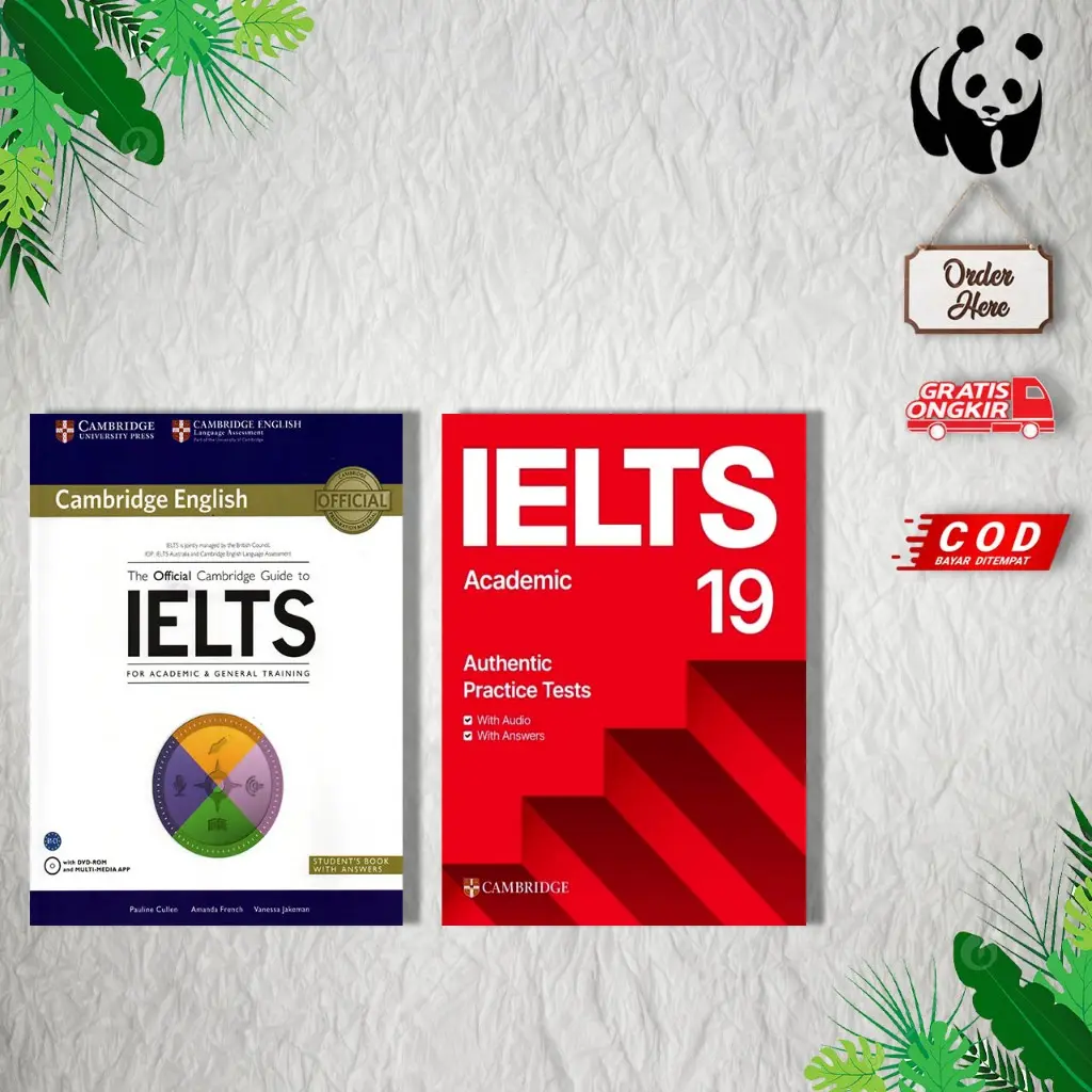 Paket Bundling 2 Buku Official Guide & IELTS Academic 12 - 19