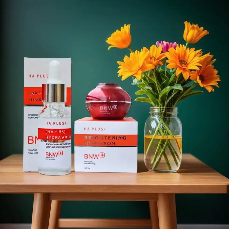 [CHÍNH HÃNG] Combo Kem Face & Serum BN White Mờ Nám, Tàn Nhang, Dưỡng Trắng Da Skincare Collagen 3