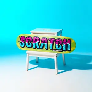 Papan Scratch Skateboard Liquid Series