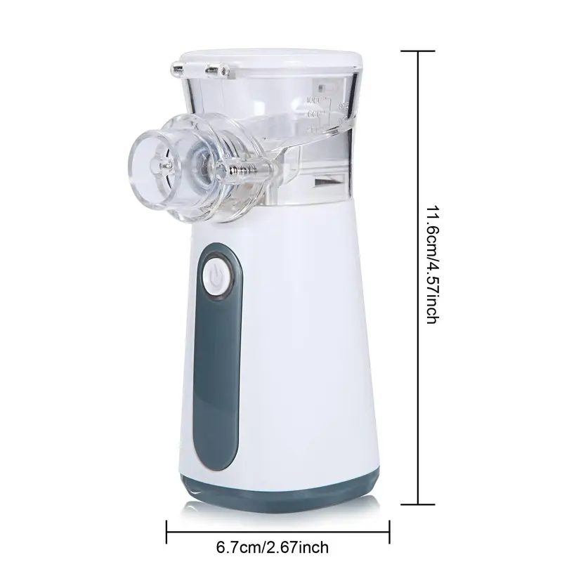Portable Handheld Mesh Nebulizer, USB Rechargeable Cold Mist Inhaler, Household Daily Use Or Travel Handheld Mesh Nebulizer, Personal Care Appliances 1
