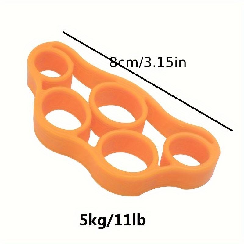 1pc Adjustable Silicone Finger Grip Strengthener - Portable Hand Exerciser with Resistance Bands for Muscle Training, Flexibility & Recovery - Black 1