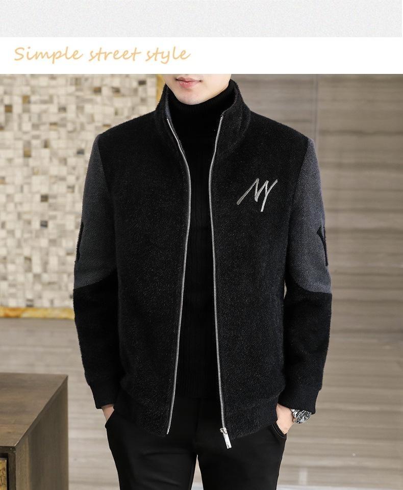 Product Introduction of 2024 new men's letter casual jacket, zipper cardigan design, comfortable and soft fabric, casual and versatile. 10