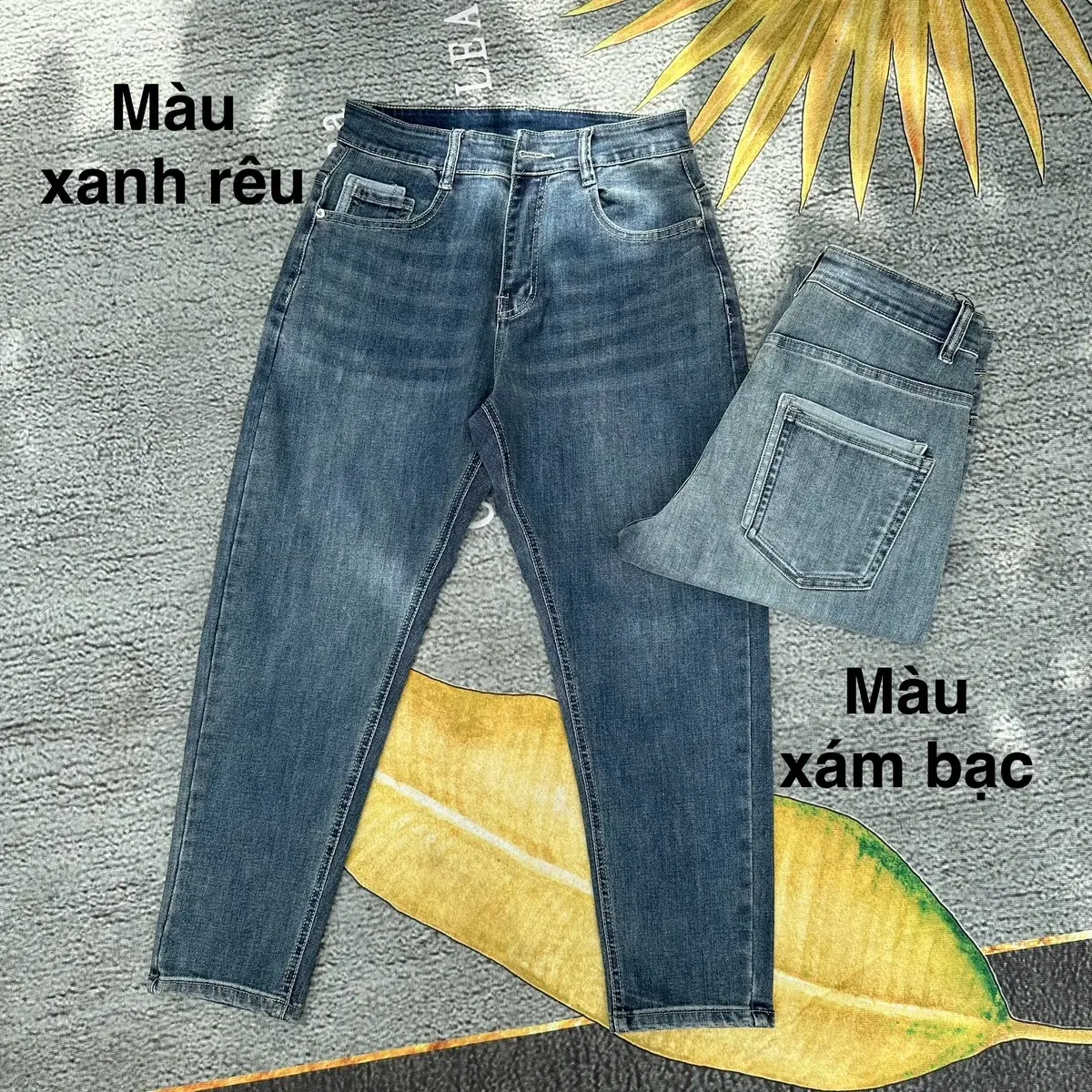 [MS 0073 Cao Cấp ] Bigsize 55-95kg Quần Jean Form Baggy 9 Tấc Co Giãn 4 Chiều 2 Túi Kiểu