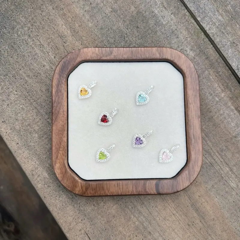 Dây Chuyền Vòng Cổ Nữ Trái Tim Tình Duyên Mini Heart Đính Đá Chuẩn Tự Nhiên Bạc Chuẩn S925 TIỂU ANH GEMS 31 6
