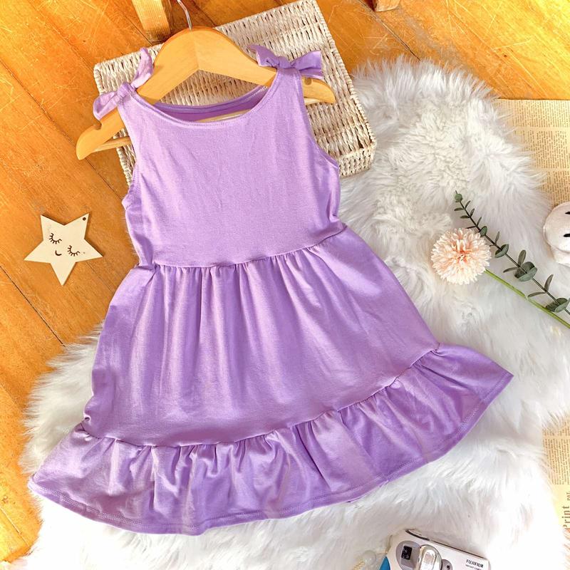 Product Introduction of RIBBON SHOULDER DRESS FOR GIRLS 1 - 7 years old 20