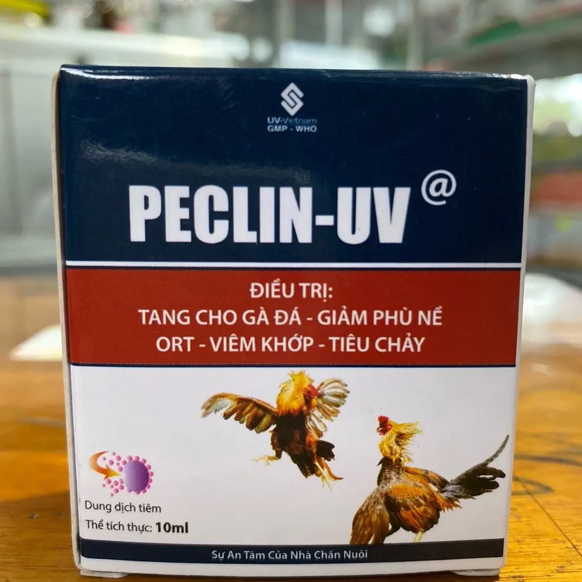 PECLIN-UV cập tiêm trị tang cho chiến kê