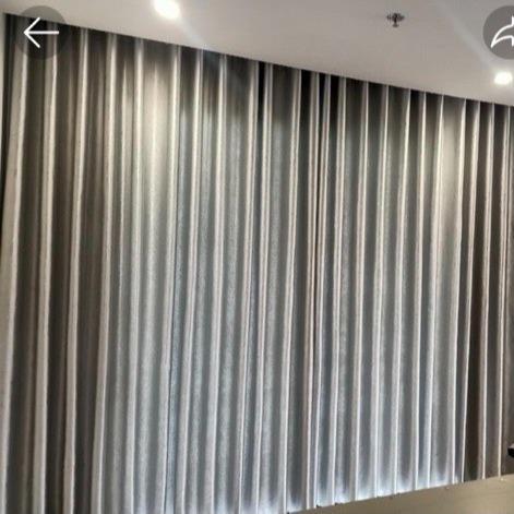  Rèm cửa sổ màu XÁM BẠC  rèm cửa chính chống nắng 95%  màn cửa trang trí decor phòng 