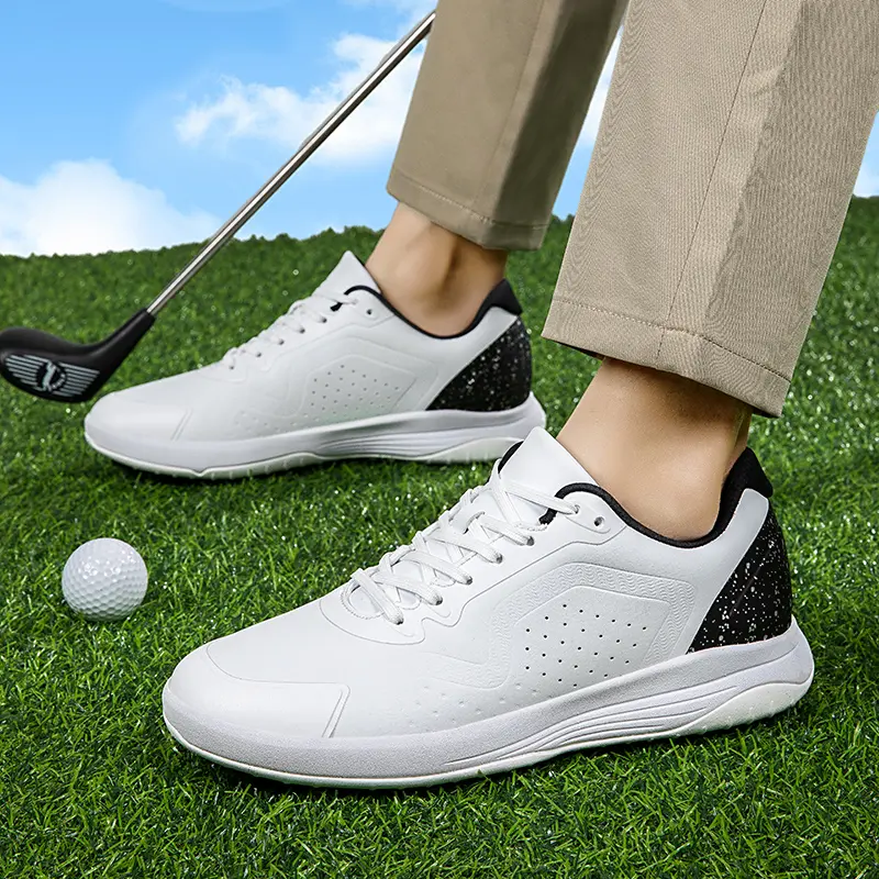 Professional Golf Shoes for Men Women Outdoor Leather Sneakers for Male and Female Golfers Black Brown Fashion Women Golf Shoes