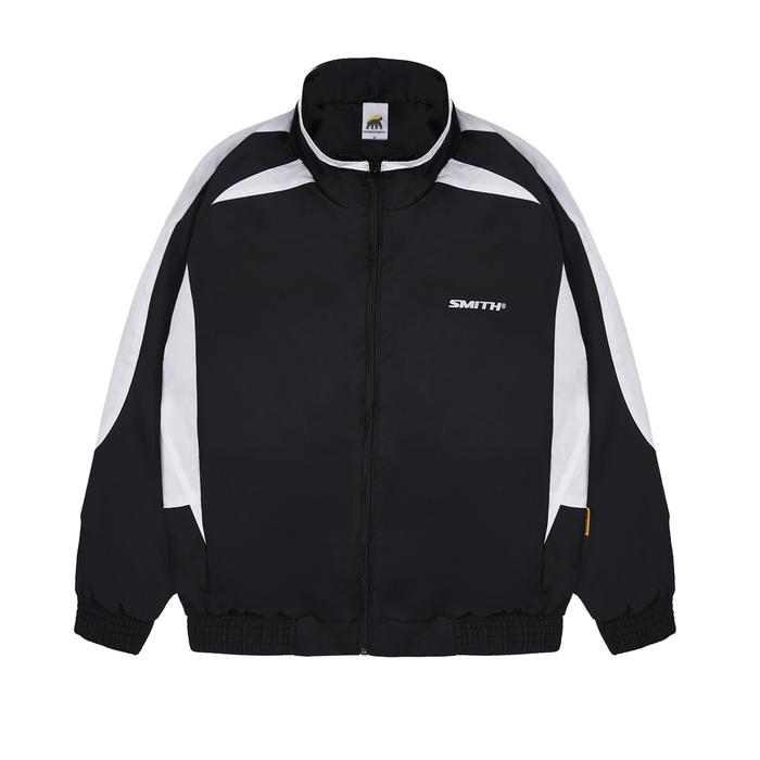 Gambar House of Smith Jacket Creleon Track Black N White - Jaket Tracktop Pria dari HOUSE OF SMITH Kab. Bandung Tokopedia