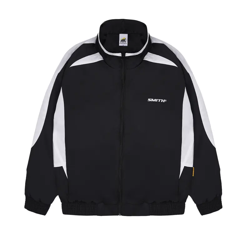House of Smith Jacket Creleon Track Black N White - Jaket Tracktop Pria