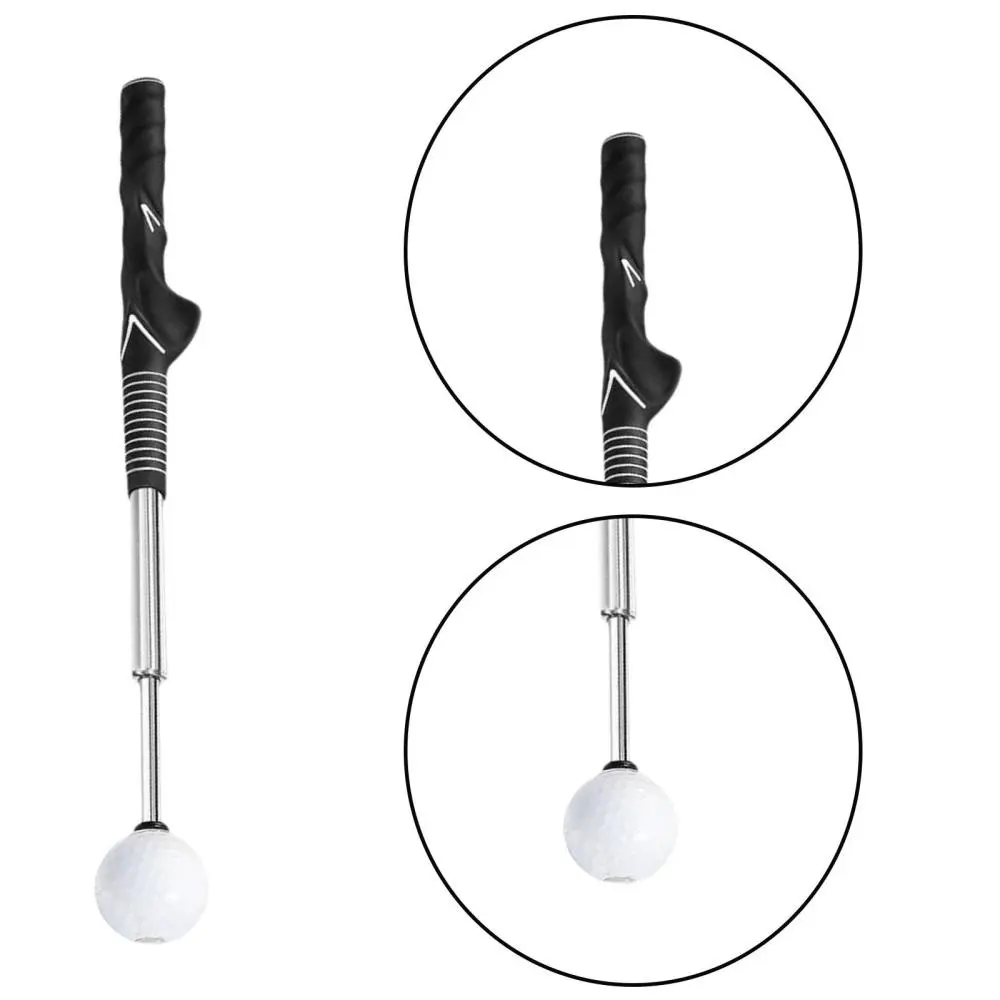 Warm up Stick Anti Slip Telescopic Golf Swing Trainer Alignment Stick Training Aid for Strength Rhythm Flexibility Speed Tempo
