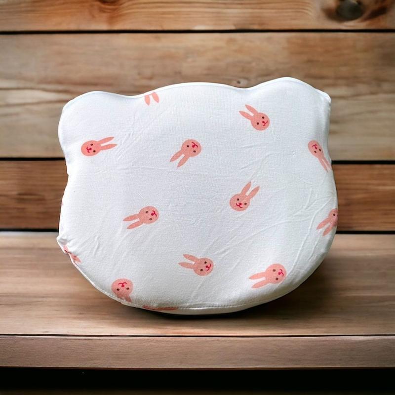 Product Introduction of gối cho bé cao su chống lõm bẹt đầu hình tai gấu vải thun lạnh mềm mát, kícḣ thước 21x25cm 14