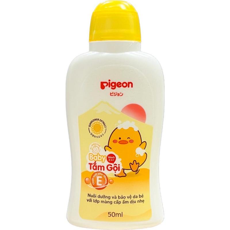 Product Introduction of Sữa tắm gội dưỡng ẩm cho bé Pigeon 50ml Bình thủy tinh cổ hẹp - Chăm sóc tóc 11