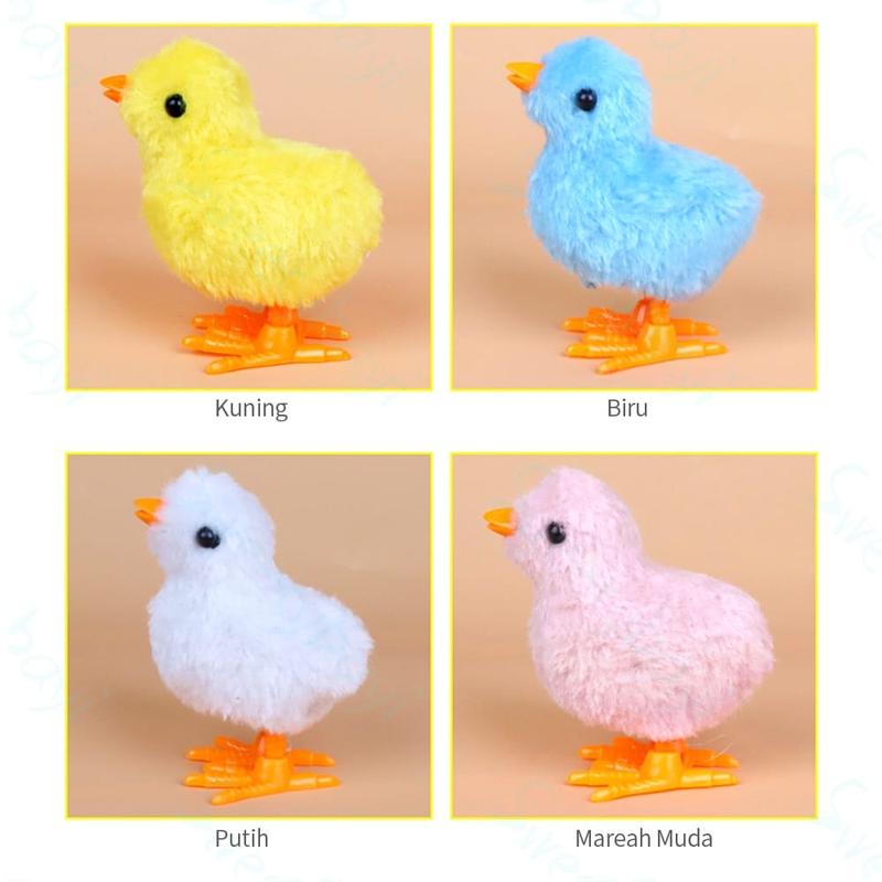 Product Introduction of TAIYO Mainan Anak Ayam Itik Berjalan Kelinci Burung Model Putar Plush Bayi Toy Animal Hewan Lucu Gerak kado bubble Dolls Toys 10