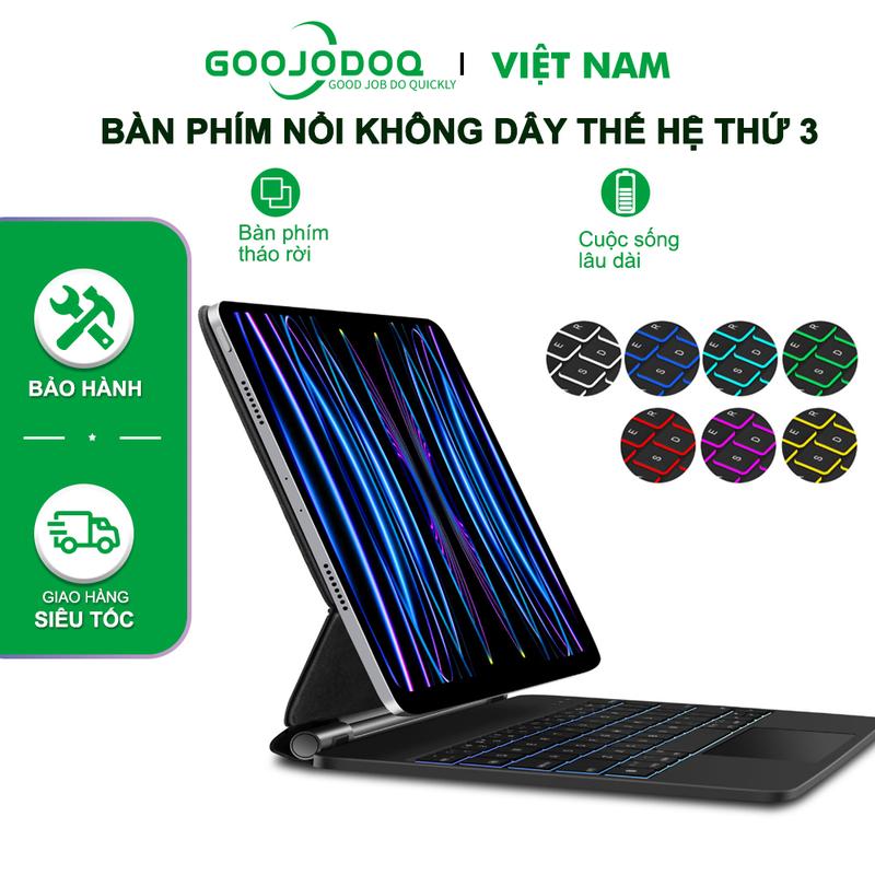 【không bao gồm ipad Bàn phím GOOJODOQ Bluetooth cho Hộp đựng bàn phím ma thuật cho iPad Air 4 Pro 11 12.9 2021 Phụ Kiện
