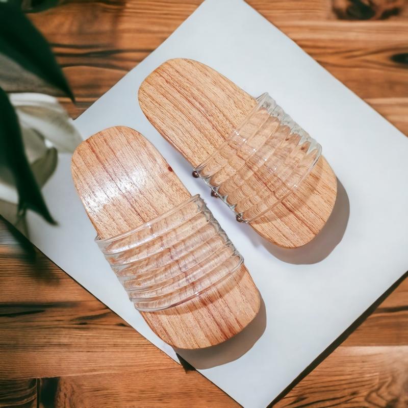 Guốc gỗ Việt Nam cho bé gái điệu đà ngày tết Voi Sandal Dép Sandal