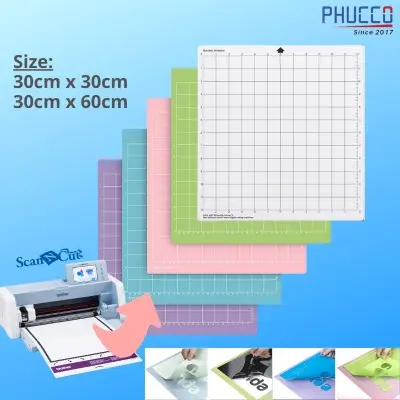 [Tương thích] Tấm dán vật liệu cắt SDX1200 tiêu chuẩn 12x12 inch (khoảng 30x30cm) hoặc 12x24 inch (khoảng 30x60cm)