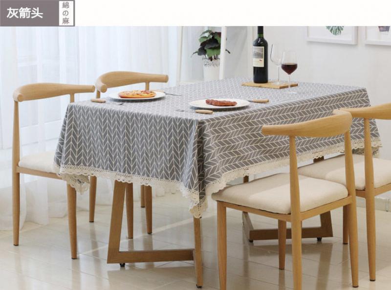 Product Introduction of Khăn trải bàn, Phong cách INS, Chất liệu bông và vải lanh, Thiết kế kẻ sọc tươi mới, Phổ biến trên Internet, Thích hợp cho bàn ký túc xá và bàn cà phê hình chữ nhật, Vải bọc 23