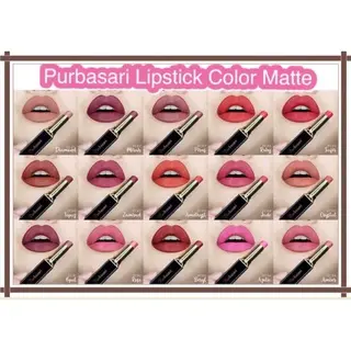 PURBASARI Lipstick Lipstik Color Matte Original 2