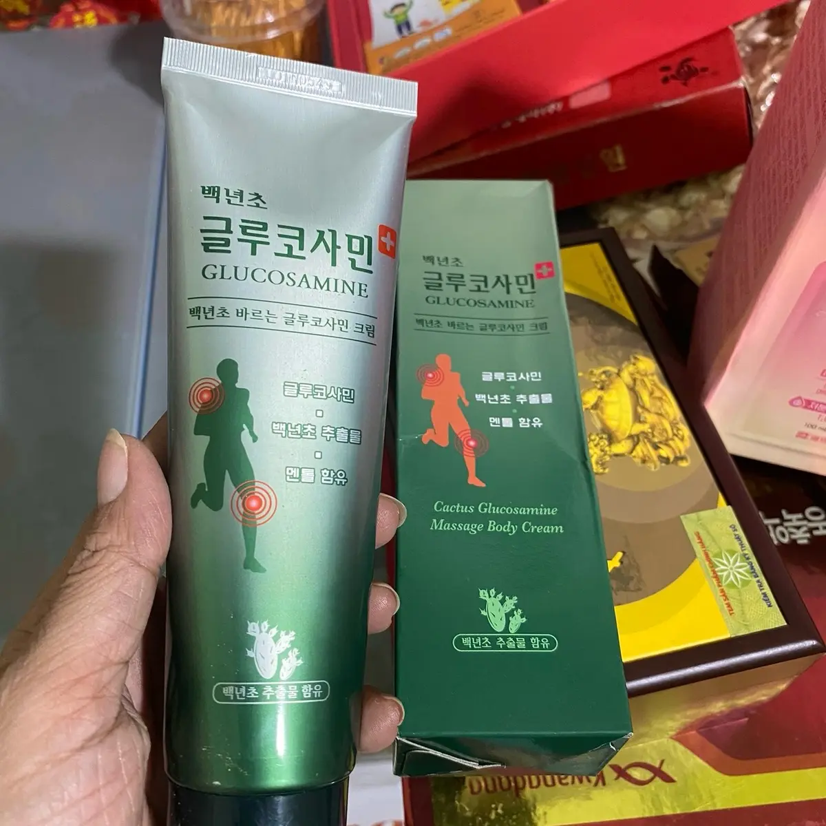 Dầu lạnh Hàn Quốc dạng thoa lên da