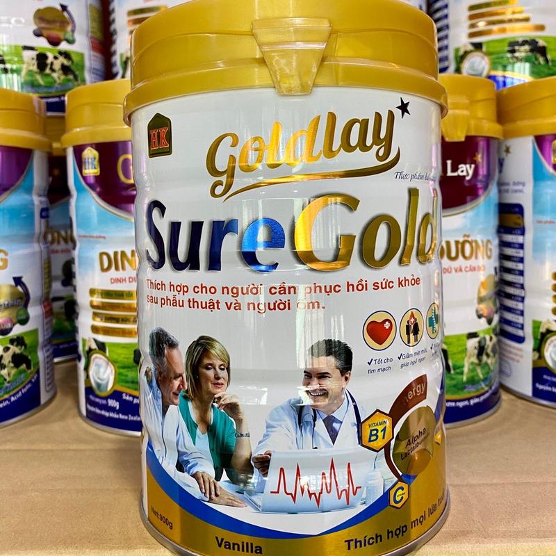 Sữa Sure Gold Goldlay Cho người ốm yếu Lon 900gr