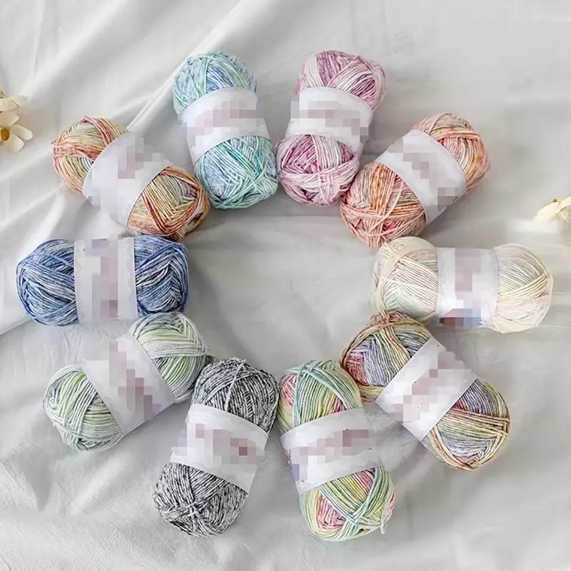 Product Introduction of 40g/roll Duan Dyed Acrylic Wool Yarn DIY Woven Knitting Sweater Sock Scarf Colorful Crochet Yarn Sewing 26