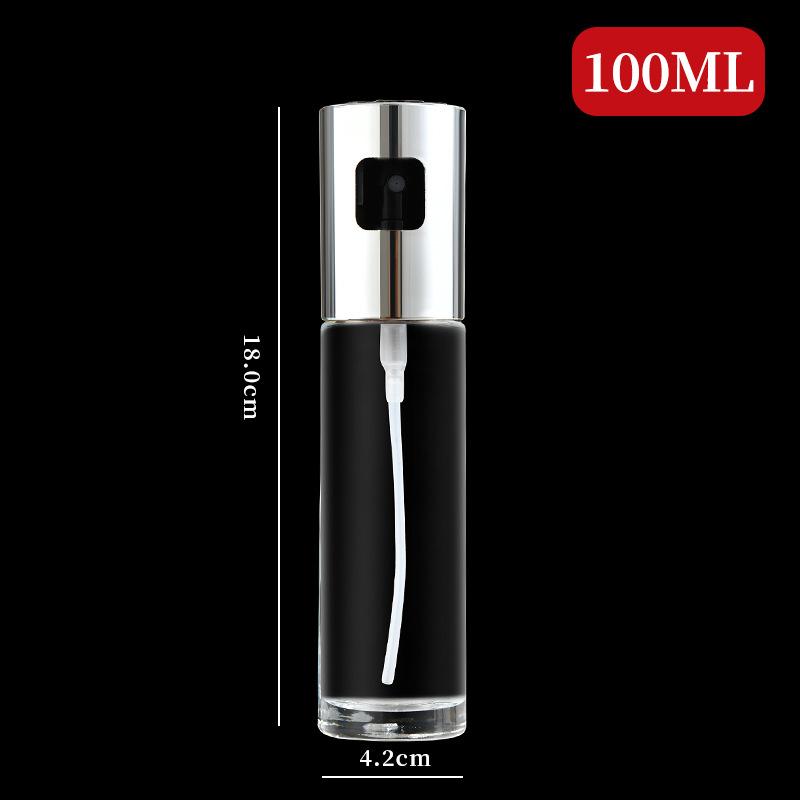 Glass Oil Dispenser Olive Oil Sprinkling Can Air Fryer Fuel Injector Outdoor Barbecue Press Spray Oil Dispenser 5