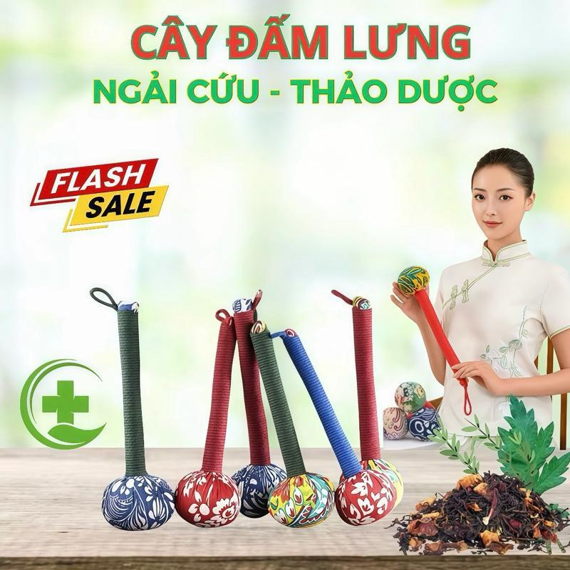 COMBO 2 CÂY BÚA ĐẤM NGẢI CỨU CÂY ĐẤM LƯNG ngải cứu thảo dược đấm lưng xoa bóp massage cổ vai gáy đả thông kinh mạch hiệu quả - LaCa Gia Dụng