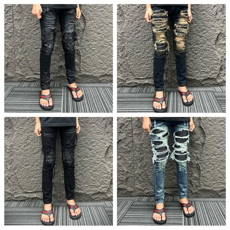 Quần jean nam tổng hợp các mẫu vá da new 2025  (lướt xuống mô tả để xem Full các mẫu )