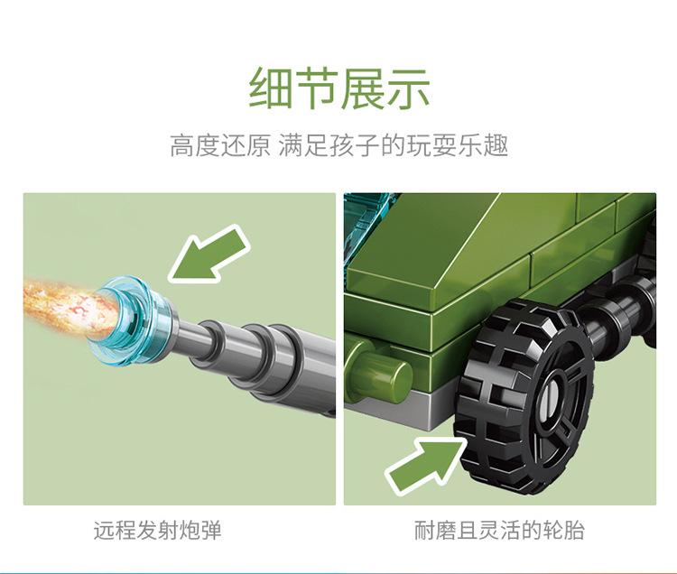 Product Introduction of Khối Xây Dựng Cảnh Sát SWAT SWAT 3D, 6 Trong 1, 147 Miếng Gạch, Đồ Chơi Giáo Dục Cho Trẻ Em Bộ Lắp Ráp Tháo Lắp Toy Banh 5