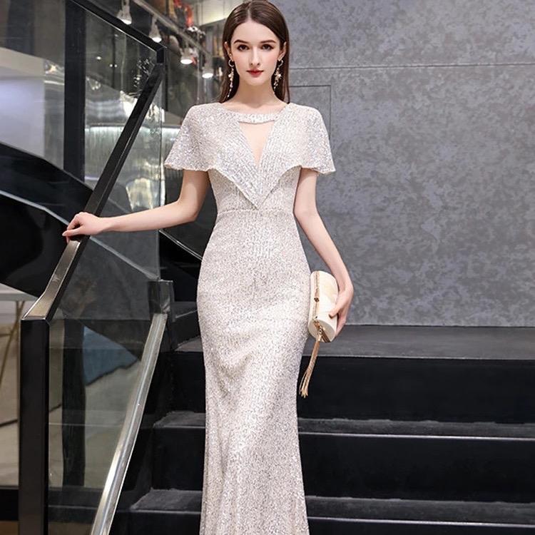 [Na Na Shop] - B3 Đầm kim sa cao cấp dự tiệc 3 màu Sang trọng - Ôm gọn - Thanh lịch [ Đầm trung niên ] Thun Nữ áo vest nền tảng