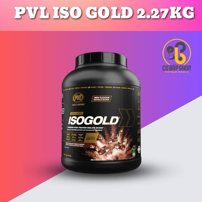 Whey Protein PVL ISO GOLD - Whey Hydrolyzed & Isolate - 27G Protein - Hộp 5lbs ( 2270G )