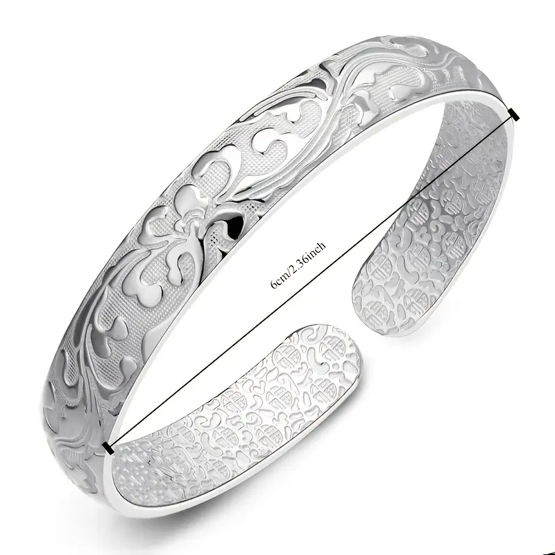 Creative Bohemian Retro Style Silver Plated Bracelet for Women, Suitable for Daily Wear and Gift Giving, Weighs 3 Grams