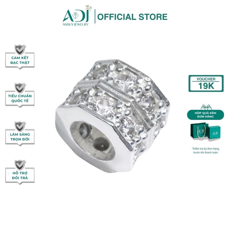 Mặt Dây Chuyền Bạc 925 ADJ Đính Đá Cz Cao Cấp Sang Trọng Thời Thượng Phụ Kiện Trang Sức Bạc SM8729AD 0