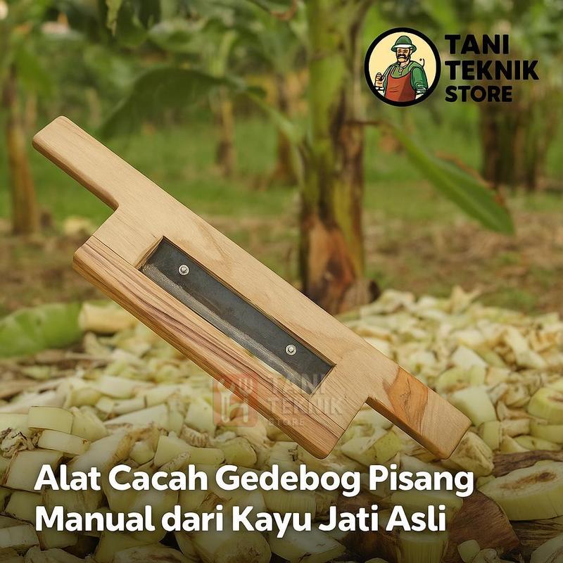 Alat Cacah Gedebog Pisang Manual – Pencacah Batang Pisang dari Kayu ...