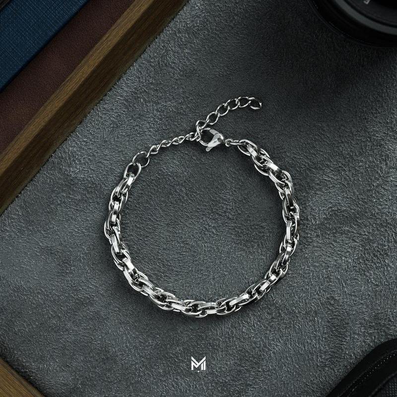 Vòng tay nam/nữ Mercury Logan - Trang sức, Phụ kiện thời trang Unisex - Thiết kế Basic, cá tính , Titan