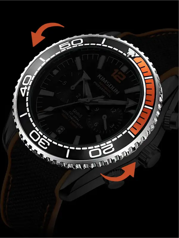 Men's Business Fashion Mechanical Watch, Casual Trendy Luminous Date Watch, Multifunctional Watch for Party, Daily Decor, Exquisite Watch for Birthday Gift with Box 4