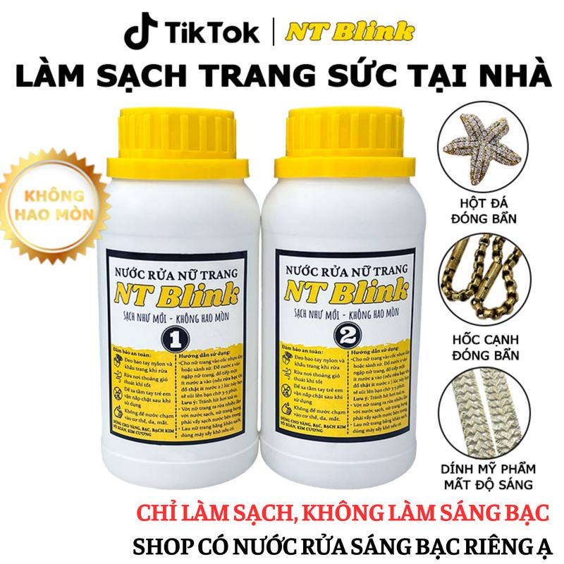 Nước Rửa Trang Sức NT Blink - Dung Tích - 450ml Làm Sạch Bụi Bẩn Trên Trang Sức