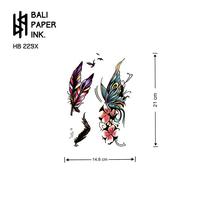 Gambar Tato Bulu Mrk HB229x Product Basic Temporarry Stiker Tato By Bali Paper Ink Halfarm - sesuai gambar, Standar dari Bali Paper Ink Kota Denpasar 1 Tokopedia