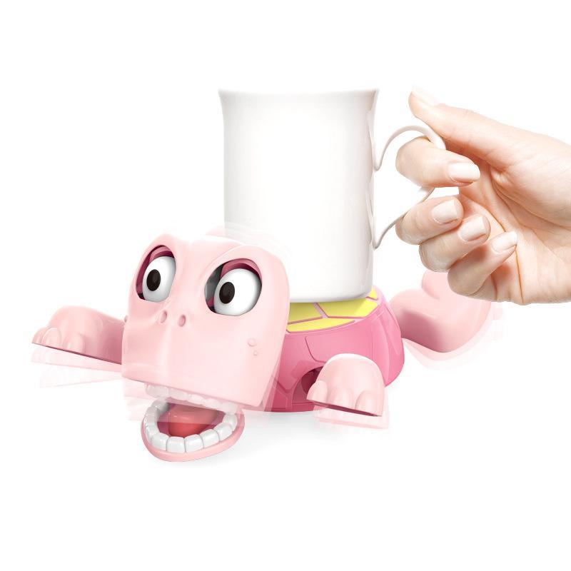 Product Introduction of Cute Turtle Design Coaster, Creative Turtle Design Coaster, Plastic Funny Turtle Decorative Coaster for Home Kitchen Dining Room 2