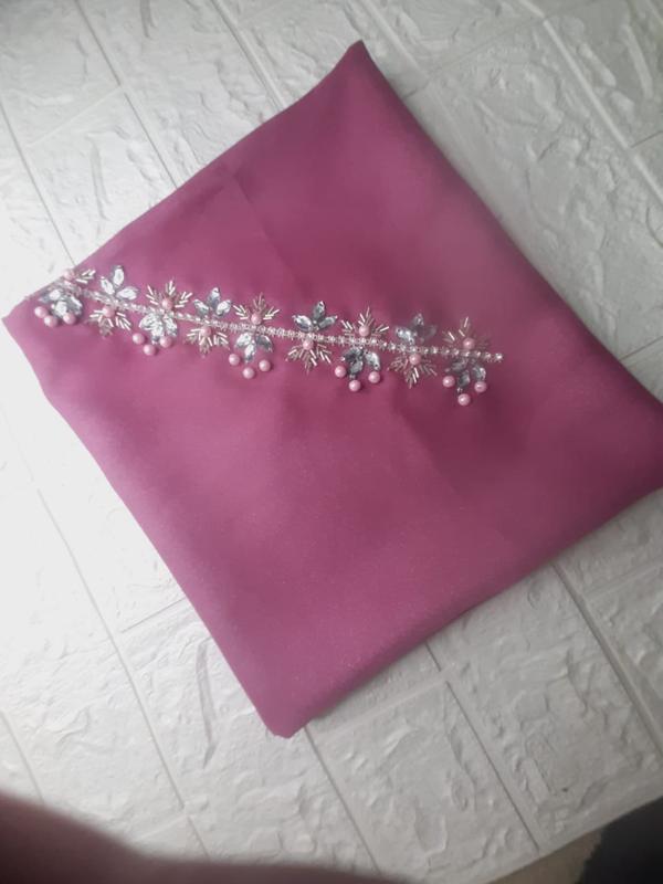 HIJAB SEGI EMPAT PAYET SINAR GLOWING LASERCUT / HIJAB SEGI EMPAT MEWAH / HIJAB PESTA / HIJAB SINAR GLOWING LASERCUT 5