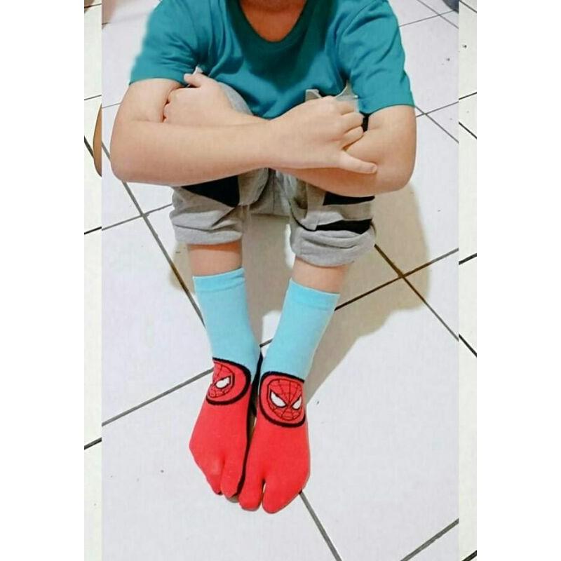 Kaos Kaki Anak Jempol Motif Superhero Cowok Usia Tk/SD Fashion 2