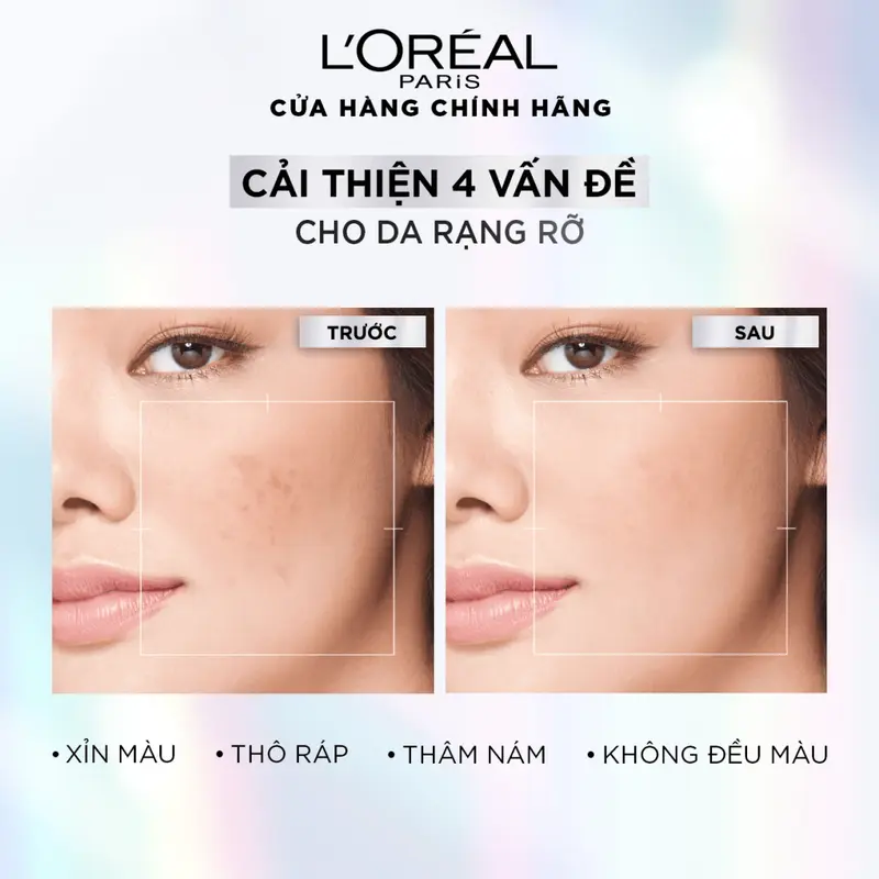Bộ 2 Serum sáng da tức thì L'Oreal Paris Glycolic Bright Instant Glowing Serum 1.0% Glycolic Acid 30mlx2 6