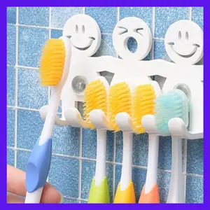 Rak Sikat Gigi Tempel Dinding Toothbrush Holder Perlengkapan Rumah Barang Unik Lucu