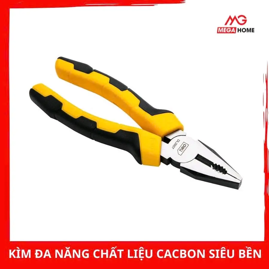 Kìm Đa Năng Thép Cacbon siêu bền 8Inch - Có Thể Sử Dụng Cho Nhiều Mục Đích
