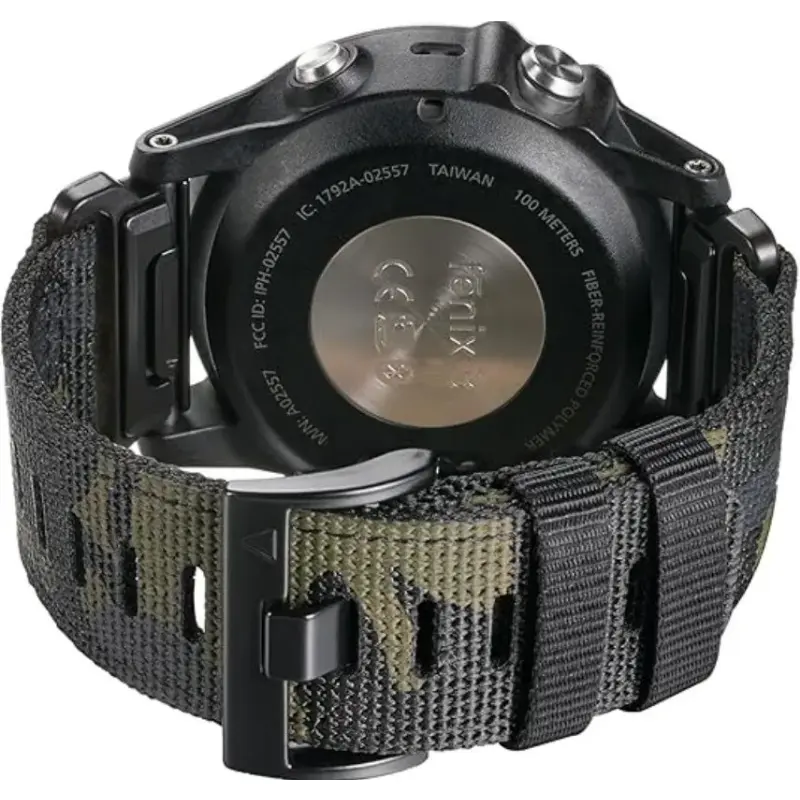 สายไนลอน, เข้ากันได้กับ 22 มม. และ 26 มม. GARMIN FENIX7, 7X PRO, 6, 6X, ร่างกายสายรัดที่นุ่มและทนต่อการสึกหรอ, เหมาะสำหรับ 965 Instinctive, สายสำรอง, 【สายนาฬิกาของ LI】