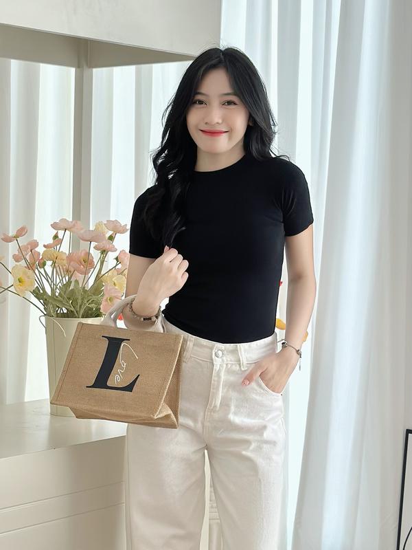 Túi Cói Vintage họa tiết, Túi đay CAO CẤP LOẠI 1 xinh xắn, túi xách nữ du lịch 6