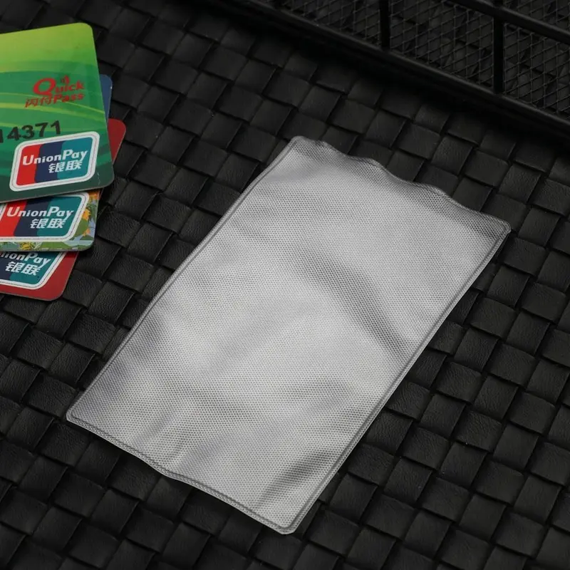Chủ thẻ ID mờ an toàn, 10 CÁI, làm bằng PVC, thích hợp cho đồ dùng học tập và văn phòng, Hộp đựng thẻ ngân hàng, Hộp đựng thẻ làm việc 7