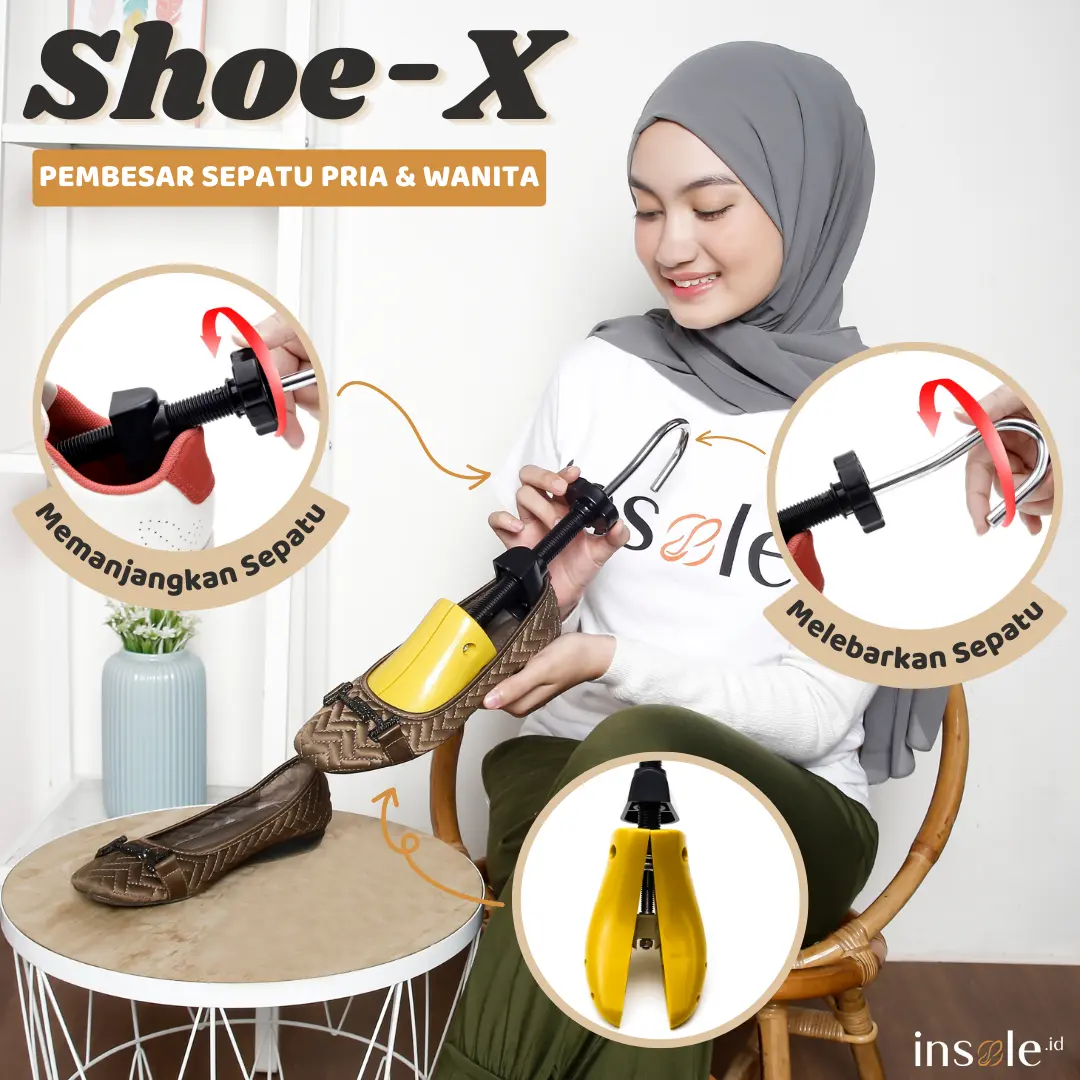 Shoe-X Pembesar Sepatu by INSOLE.ID